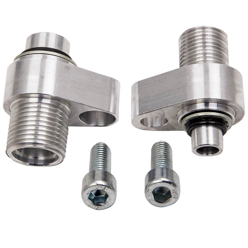 A/C Compressor Adapter Fittings Set for LS Engine Swap (10S17F, 10S20F)