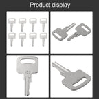 8 Common Ignition Keys for Heavy Construction Machinery Equipment