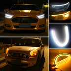 60CM LED DRL Light Amber Sequential Turn Signal Strip for Headlight (040)