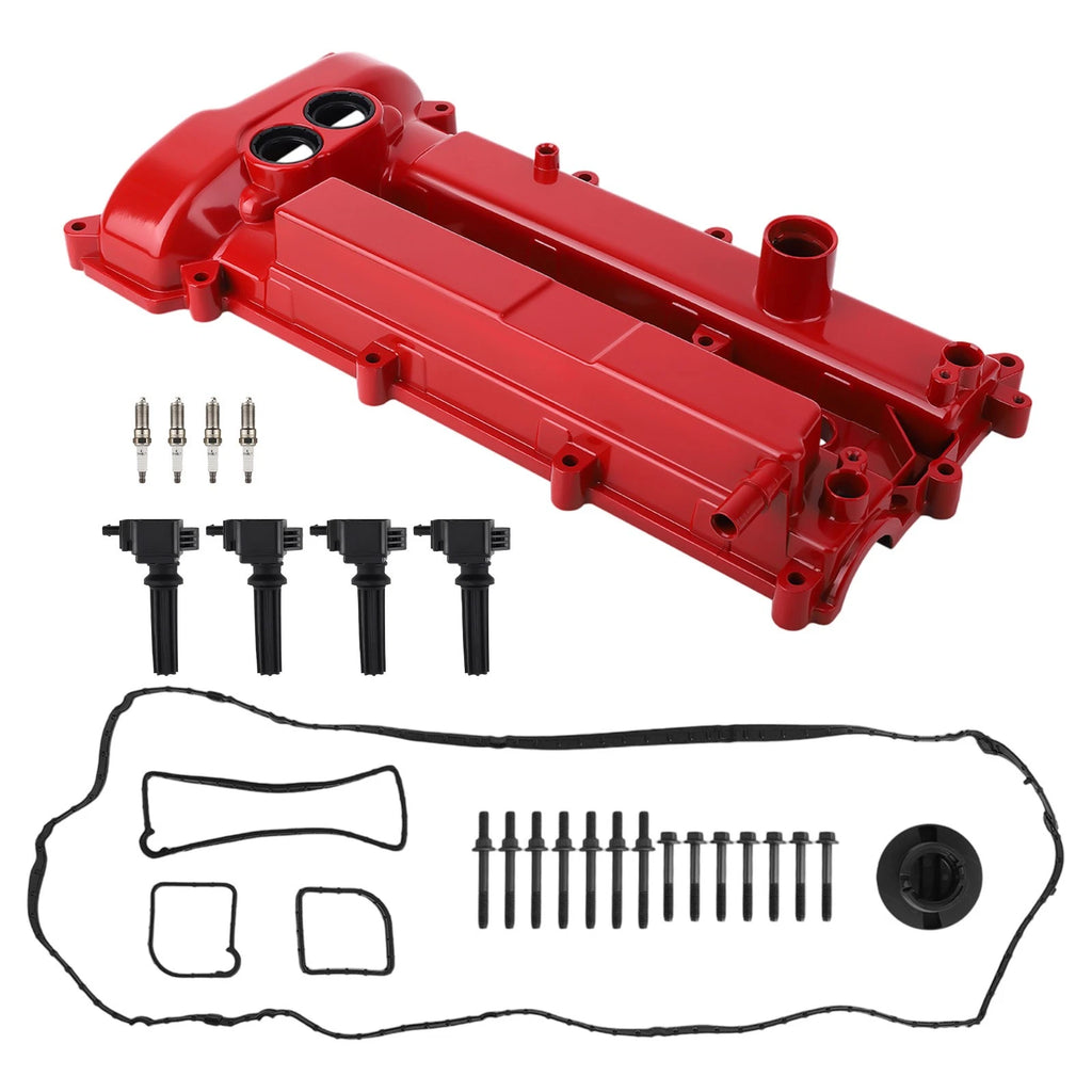 Valve Cover Kit with 4 Coils & Iridium Plugs for Ford Focus EcoSport (2014–2021)