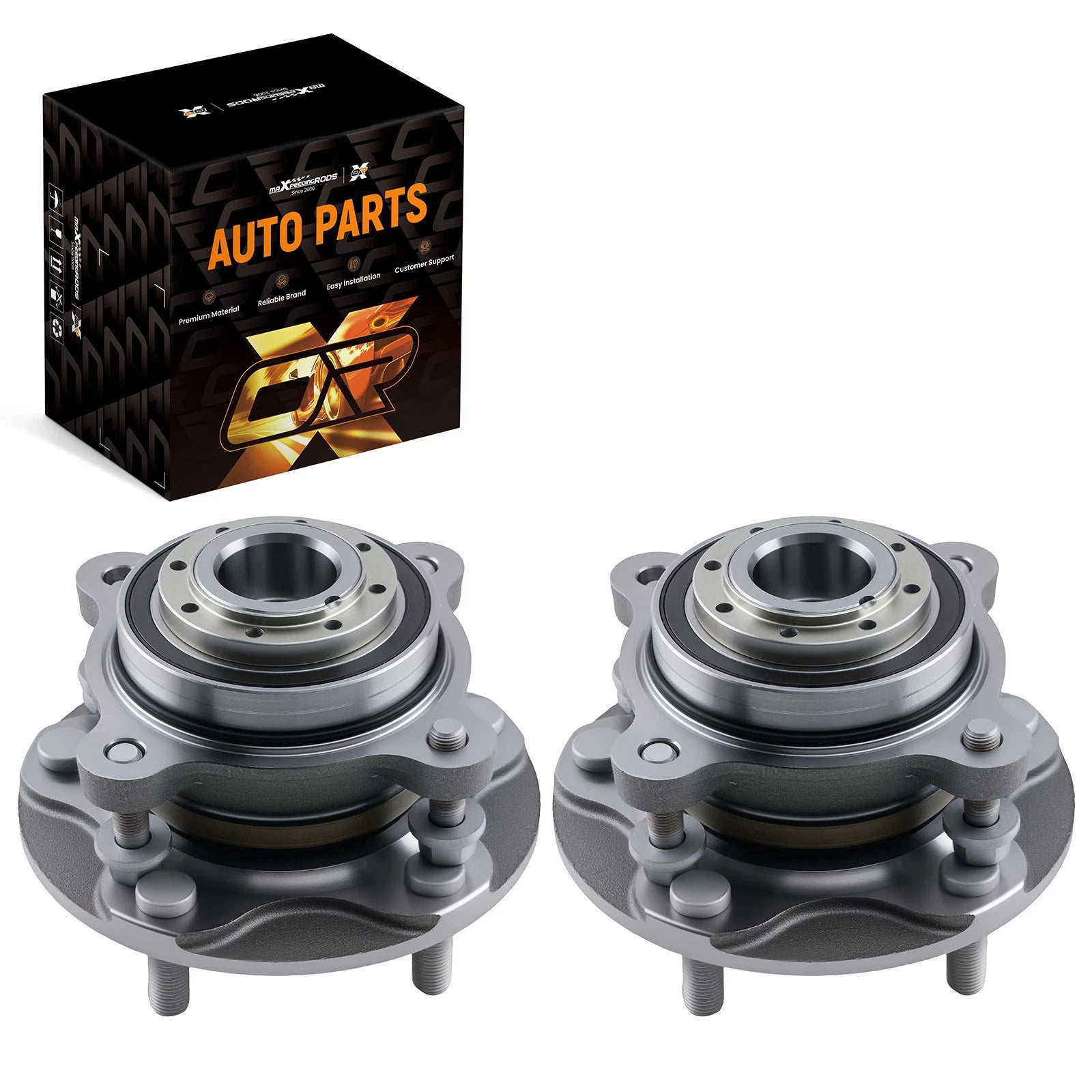 Front LH RH Wheel Hub Assembly for Toyota Sequoia Tundra (2007–2021)