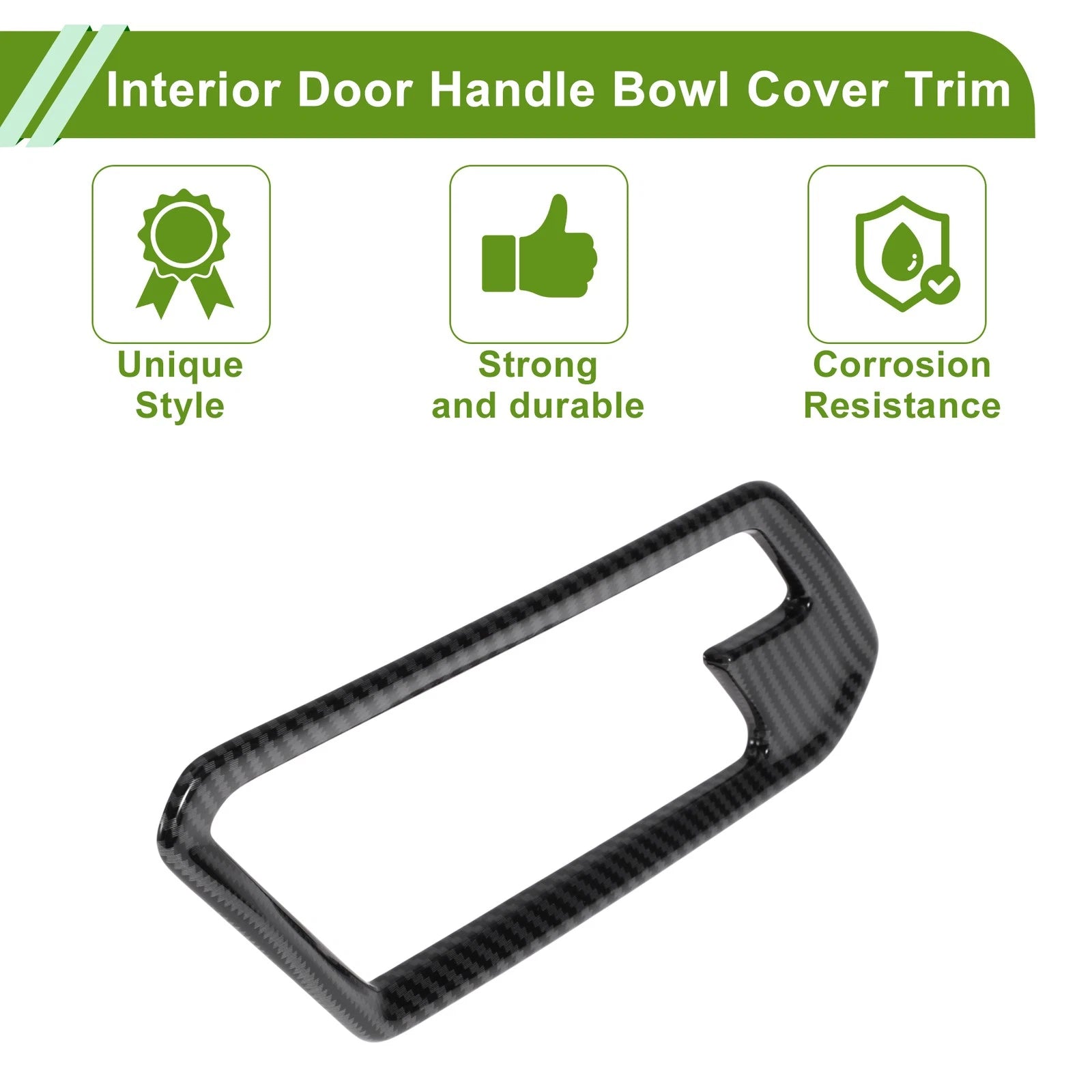 Set of 4 Interior Door Handle Bowl Cover Trim for Chevrolet Colorado (2023–2025)