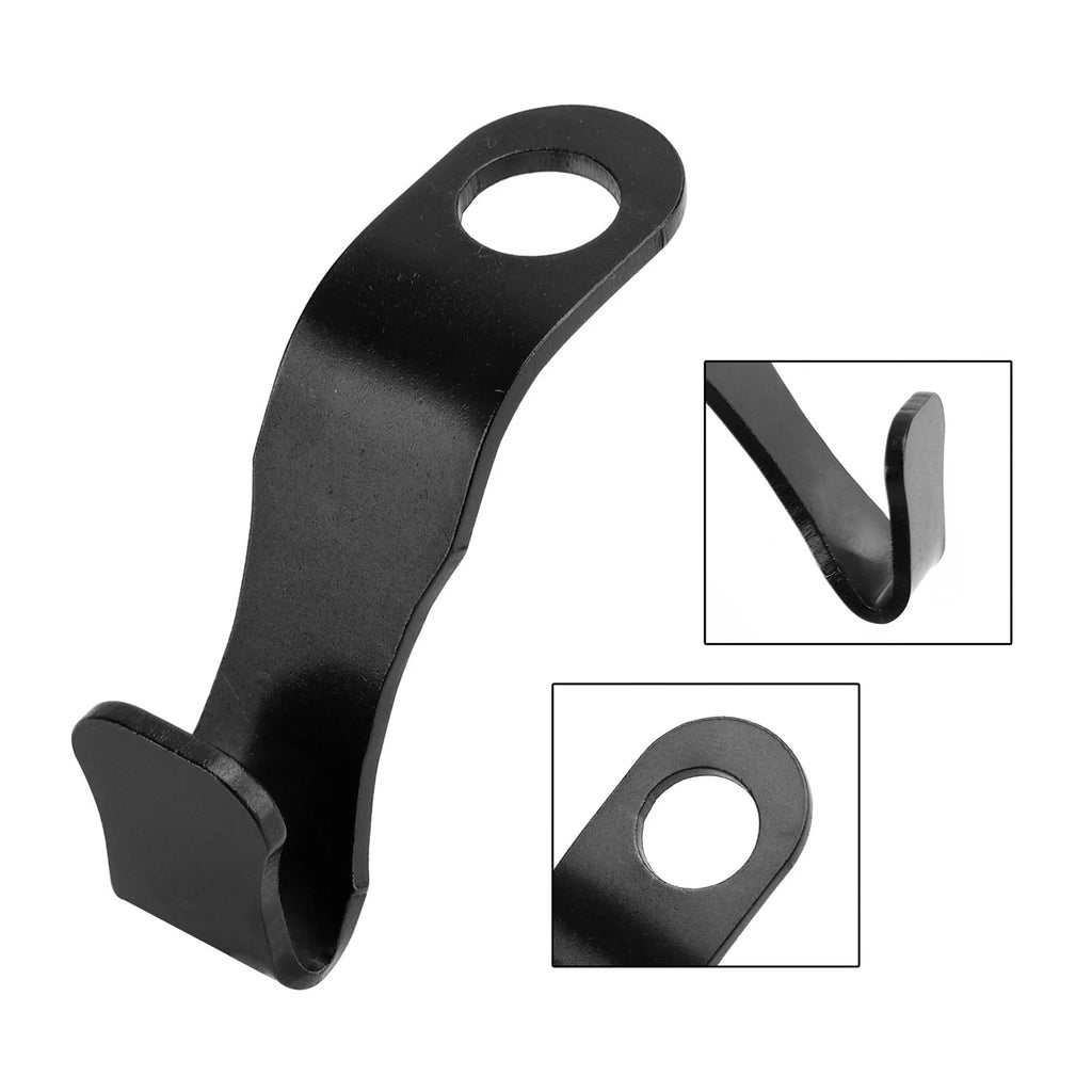 Helmet Hook Hanger for Motorcycle (Universal) - Black