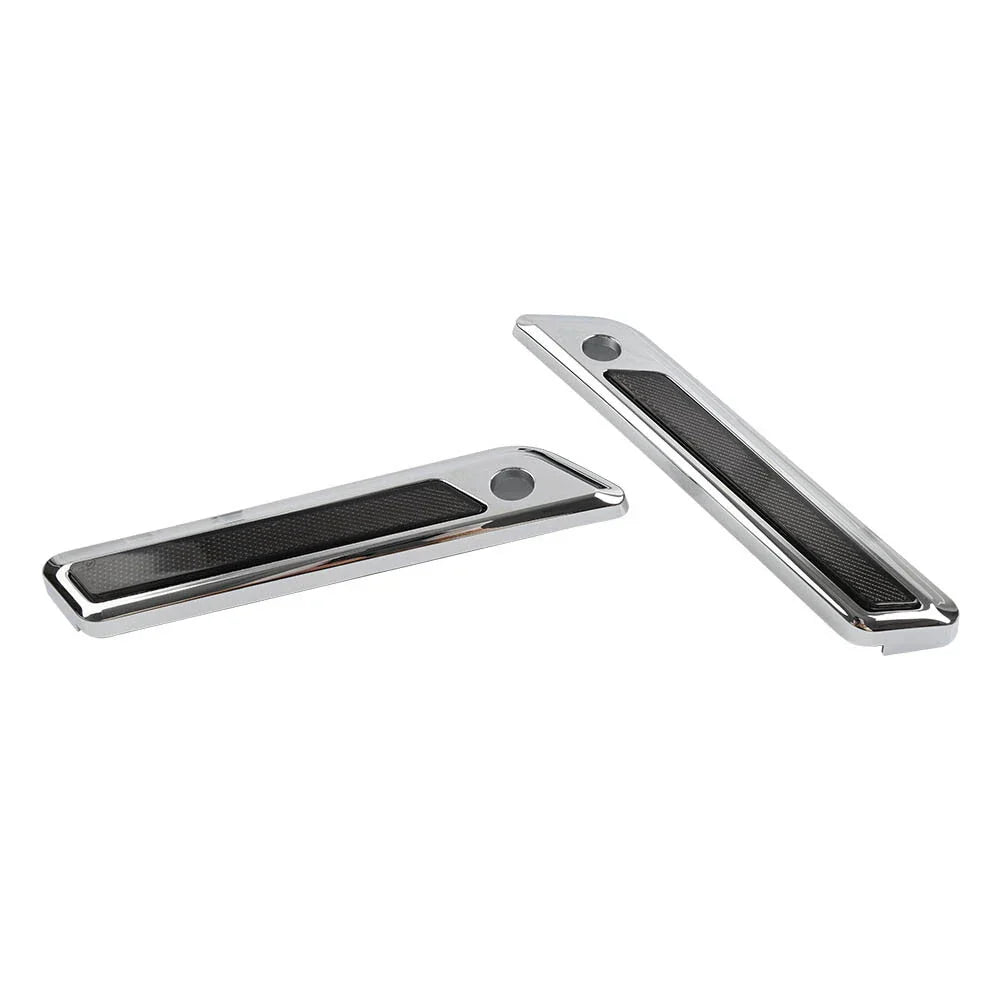 Saddle Bag Hinge Latch Covers for Harley Touring Electra Glide Road King (14-23)