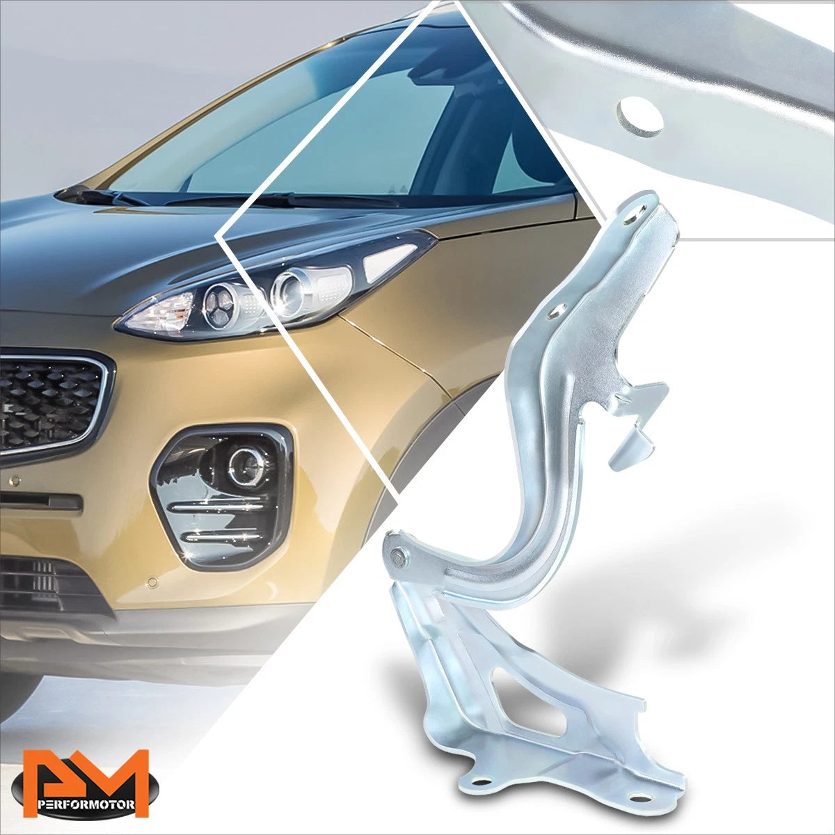 Left Driver Side Steel Engine Hood Hinge for Sportage (2011–2016)