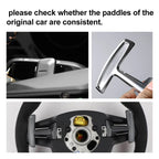 Steering Wheel Shifter Paddle Extenders for Porsche Macan 911 Panamera (2014–2023) Carbon Look