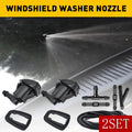 Set of 2 Windshield Wiper Water Washer Spray Nozzles for Jeep Grand Cherokee (2011–2017)