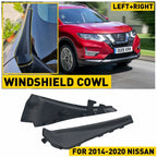 Windshield Wiper Cowl Panel Set of 2 for Nissan Rogue (2014–2020)