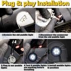Under Side Mirror Puddle Light for Dodge Ram 1500 2500 3500 (2010-2019)