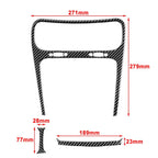 Carbon Fiber Red Central Touch Screen Cover Trim for Dodge Journey (2011-2018)