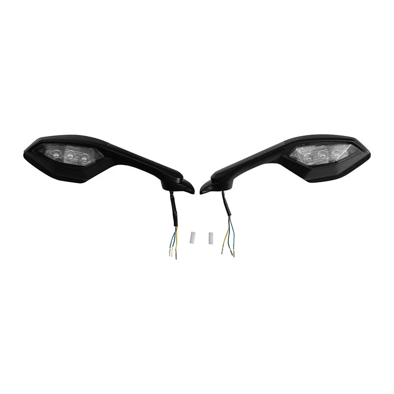 LED Turn Signal Rear View Mirrors for Yamaha YZF R1 (2015–2024) YZF R6 (2017–2022)