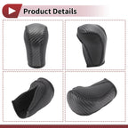 1 Pc Gear Shift Knob Cover for Mazda CX-5 (2013–2014) Black Faux Leather
