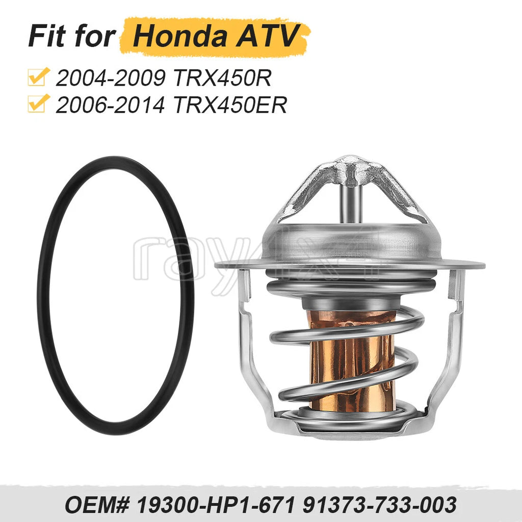Cooling Thermostat for Honda TRX450R TRX450ER (2004–2014) 19300-HP1-671 91373-733-003