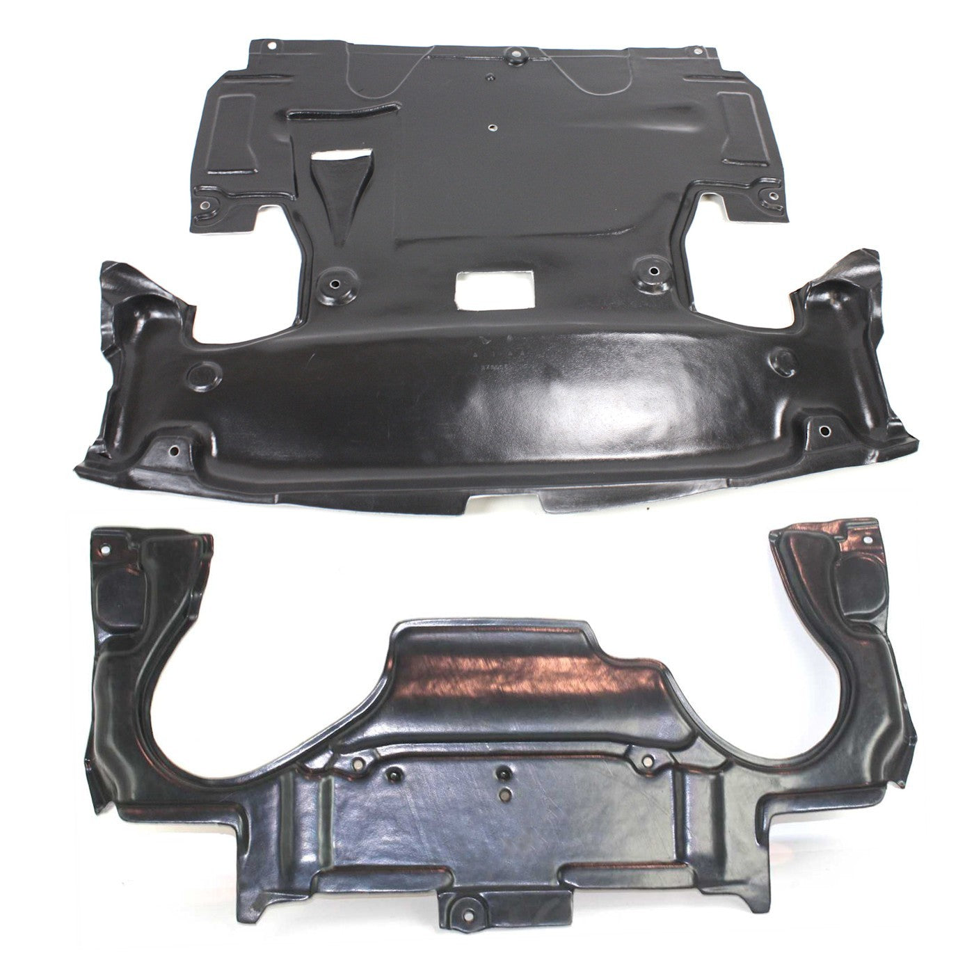Set of 2 Engine Splash Shields for Mercedes Benz C240 (2003–2005)