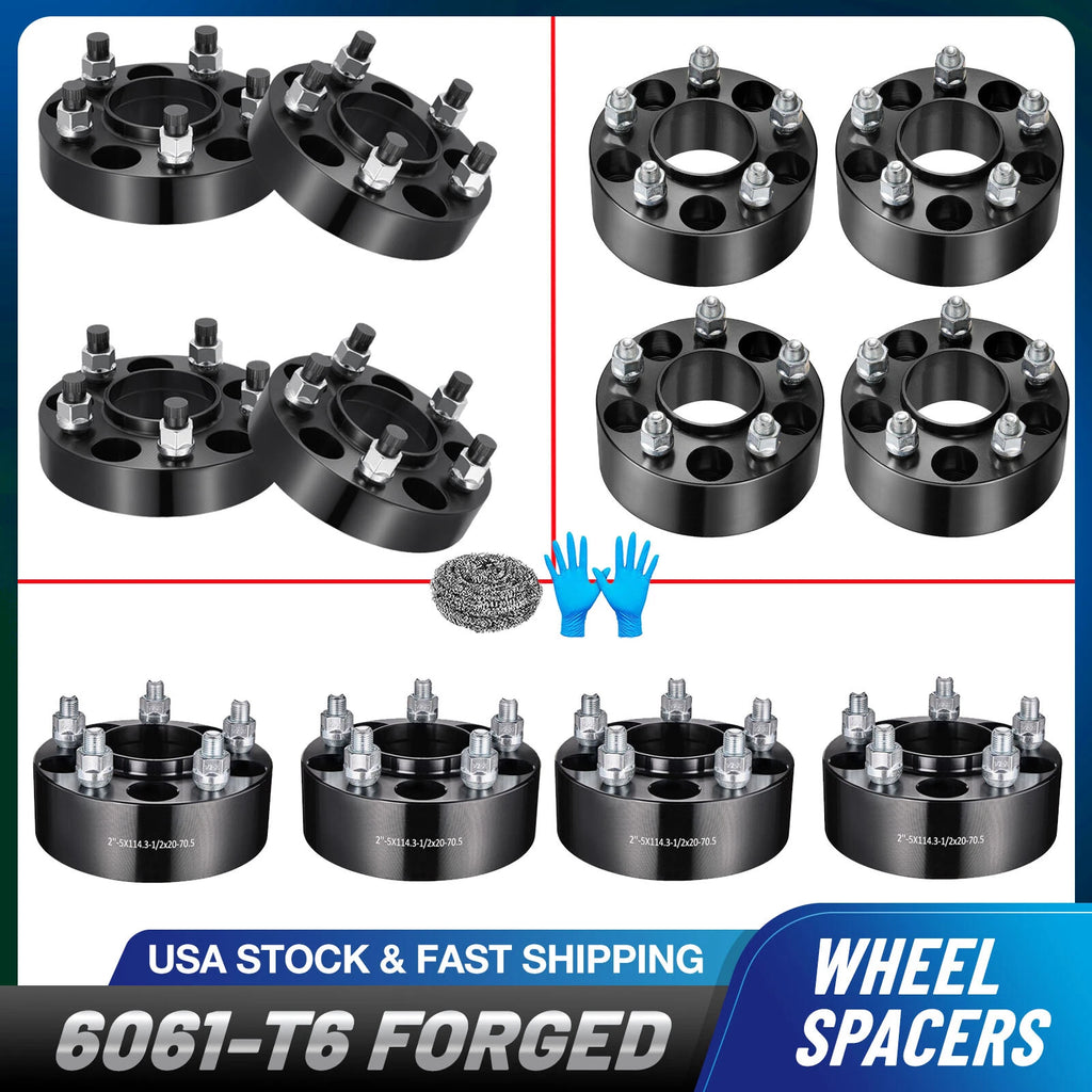Set of 2 Hubcentric 5x114.3 Wheel Spacers for Ford Explorer Mustang Ranger