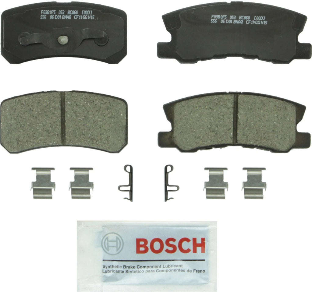 Rear Brake Kit 302mm Rotors Bosch Ceramic Pad for Chrysler Dodge Jeep