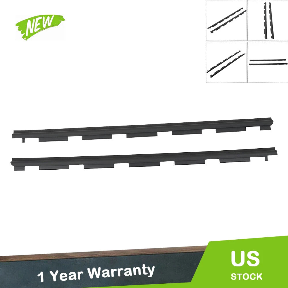 2X Outer Front Window Sweep Weatherstrip Seal for Chevy GMC Pickup Truck