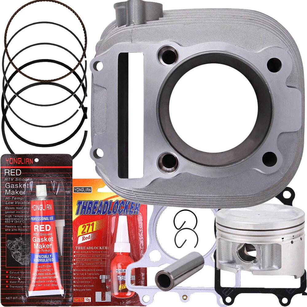 Top End Kit Set for Yamaha Timberwolf 250 (1992–2000) - Cylinder Piston Gaskets