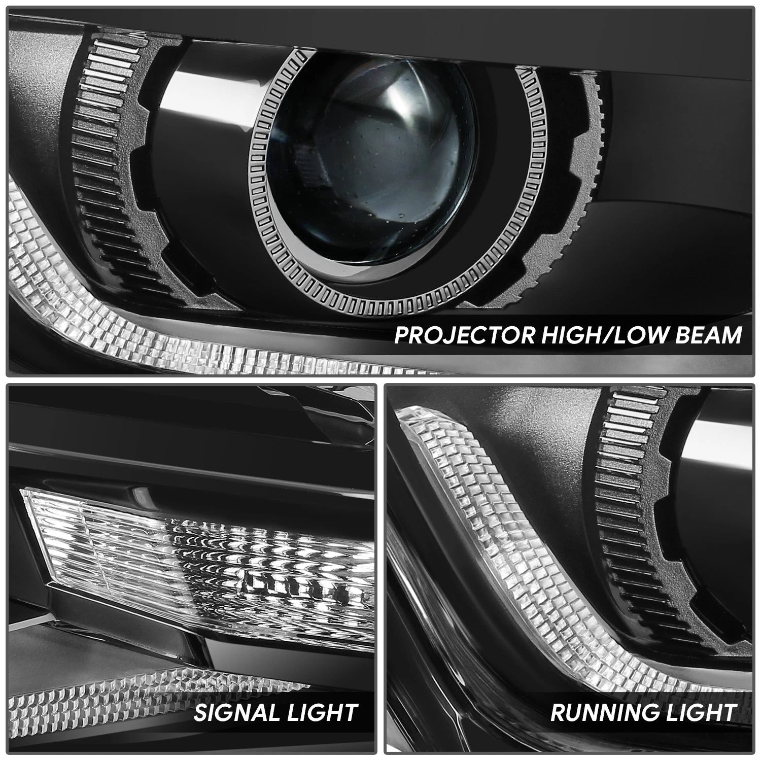 Passenger Right Side Projector Headlight for Chevrolet Camaro (2016–2022)