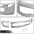 OE Style Chrome Front Bumper for Ford F250 F350 Super Duty (2017–2019)