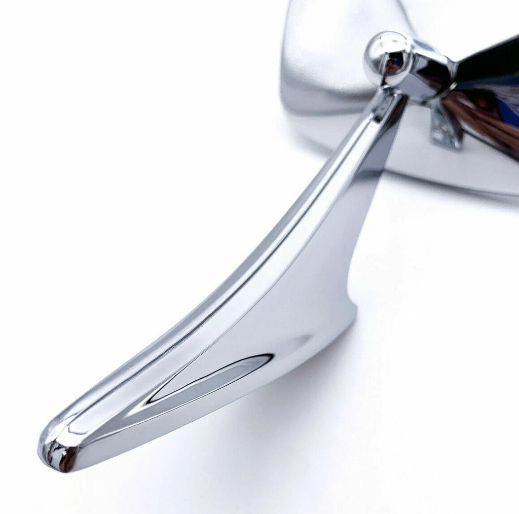 Outside Door Mirror Left with Ribbed Base for 1970–1972 Chevelle