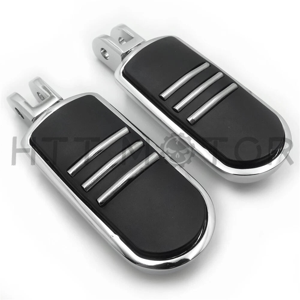 Set of 2 Streamliner Chrome Footpegs for Harley FXBB FXBR FXBRS FXLR (2018–Later)