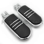 Set of 2 Streamliner Chrome Footpegs for Harley FXBB FXBR FXBRS FXLR (2018–Later)