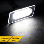 2X LED License Plate Tail Light Assembly for Toyota Corolla Sedan (2014–2019)