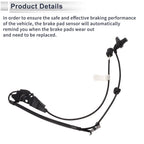 Front Wheel Brake Pad Wear Sensor No. 8954306040 for Toyota Camry (2012–2017)
