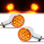 Rear LED Turn Signal Lights with Bracket for Harley Road King FLHX (1994–Up)