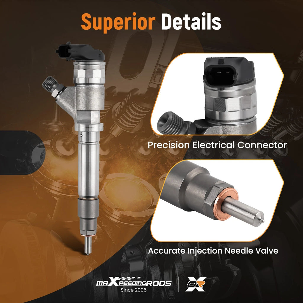 Fuel Injector for Chevy GMC Silverado Sierra 6.6L Diesel (2004–2005)