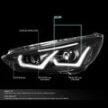 LED Dual Halo Projector Headlight for Ford Focus (2015–2018)