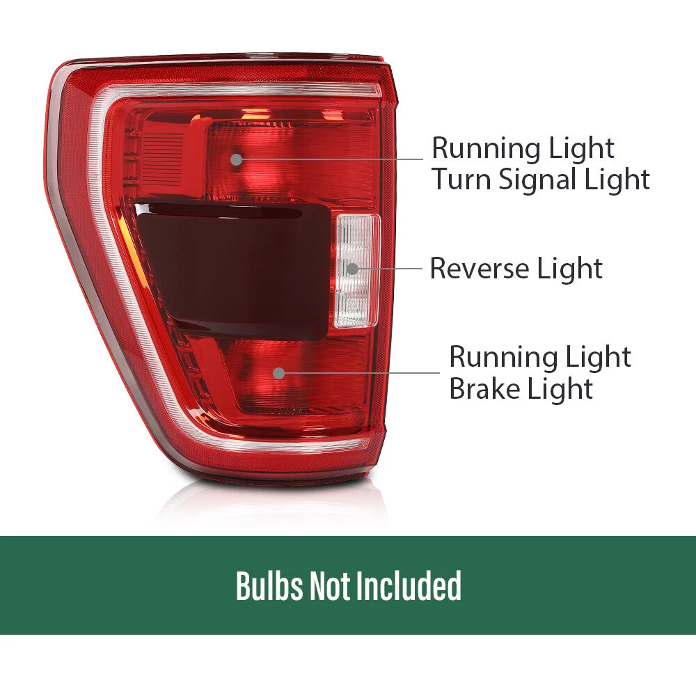 Left Tail Light Brake Lamp for Ford F-150 XLT (2021–2023)