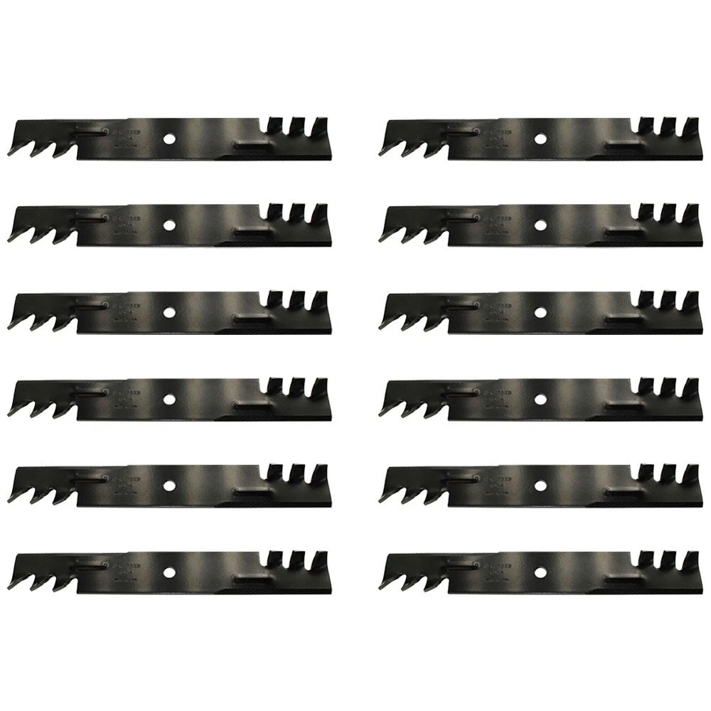 12 Toothed Mower Blades for John Deere (Replaces AM104490)
