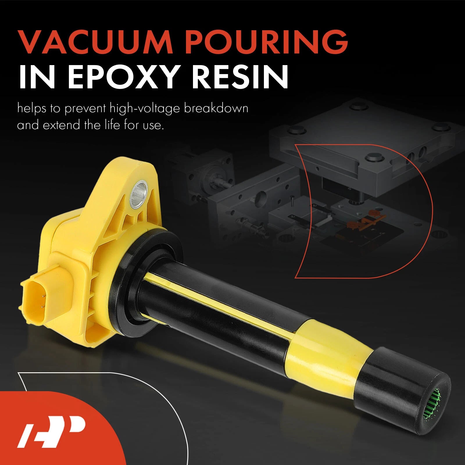 6X Yellow Ignition Coil Pack for Honda Accord Odyssey (2008–2012)