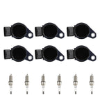 6 Ignition Coils & Spark Plugs for Toyota Highlander 3.5L V6 (2008–2015) UF487 6619