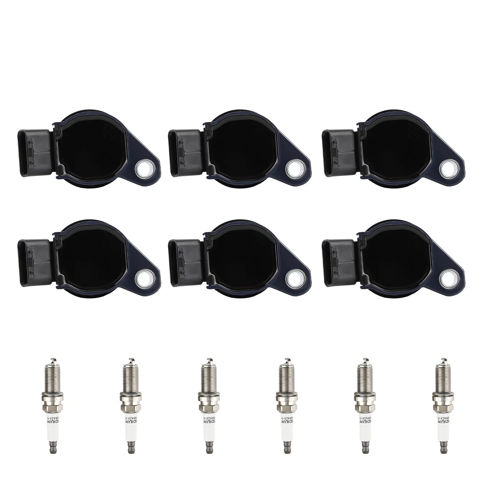 6 Ignition Coils & Spark Plugs for Toyota Highlander 3.5L V6 (2008–2015) UF487 6619