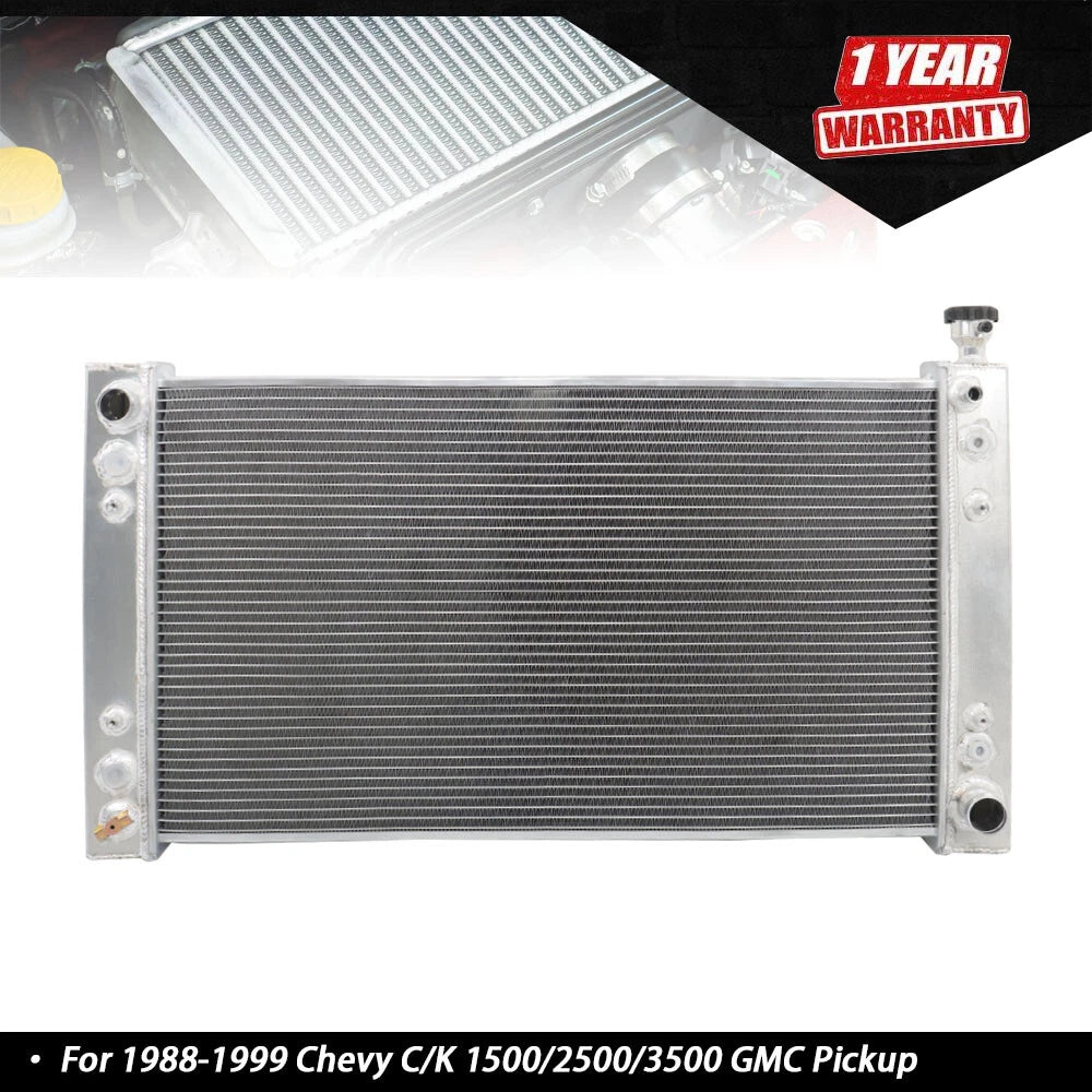 3 Row Aluminum Radiator for Chevy C/K 1500/2500/3500 (1988–1999)