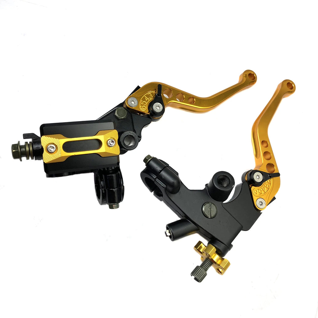 CNC 7/8'' Brake Clutch Master Cylinder Lever Kit for Universal Motorcycle