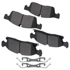Front Brake Pads Kit for Jeep Grand Cherokee (2011–2016) Dodge Durango (2011–2023) D1455
