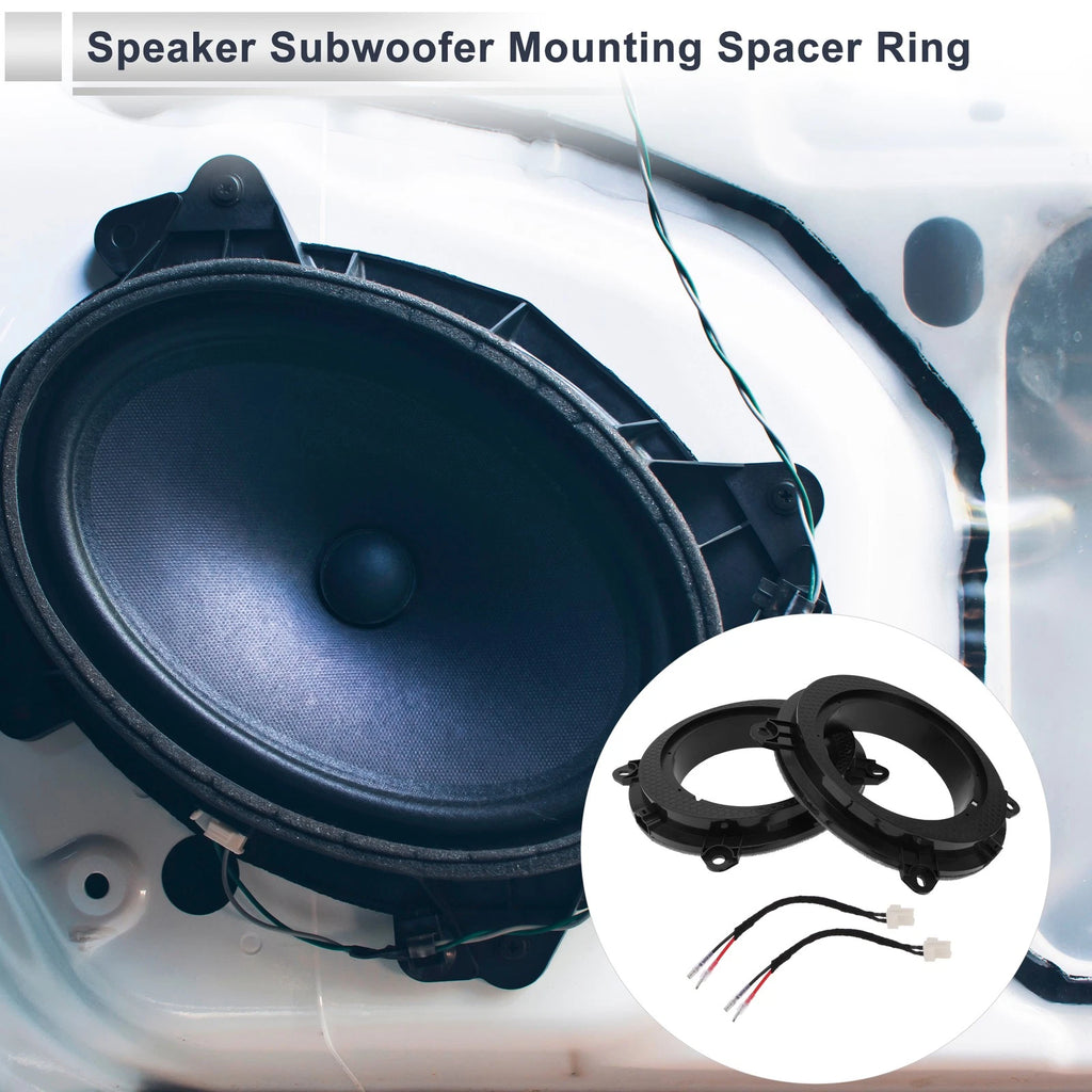 Set of 2 Speaker Spacer Rings for Toyota 7x9" to 6.5"