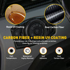Carbon Fiber Headlight Switch Cover Trim for Ford Mustang (2015–2020)
