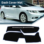 Dashboard Cover Mat for Honda Freed GB5/GB6/GB7/GB8 (2016–2023) Black Blue