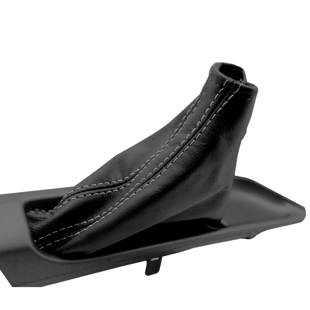 E Brake Boot for Lexus GX470 (2003–2009) Gray Stitch Leather Synthetic
