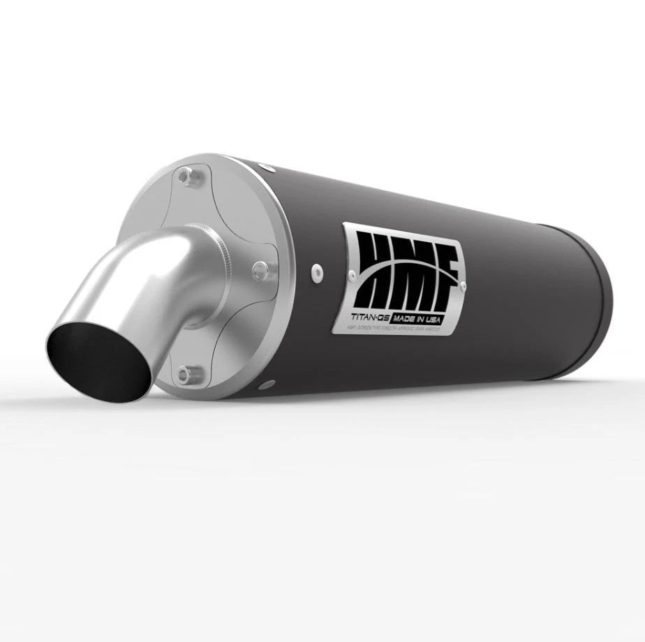 HMF Titan QS Quiet Slip On Exhaust for Yamaha Viking (2014–2022)