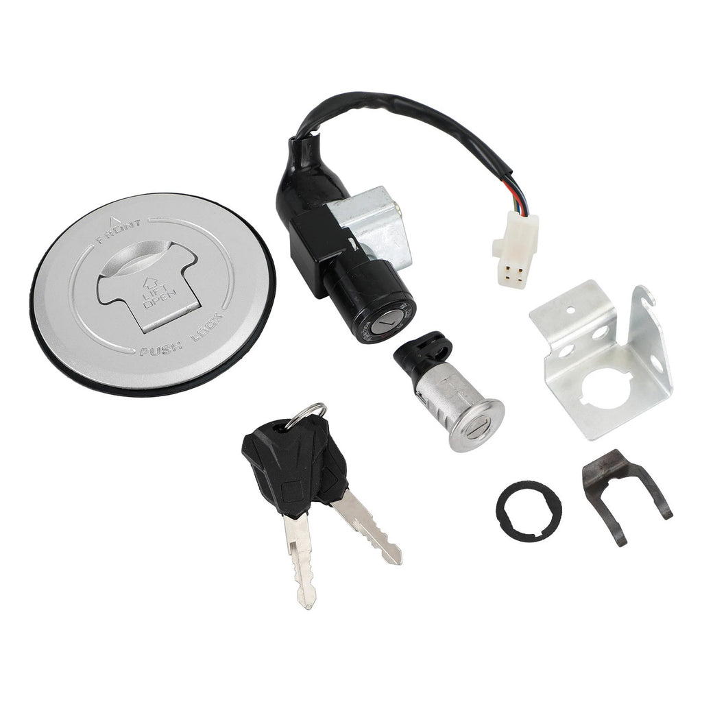 Ignition Switch Gas Cap + Seat Lock + Keys for Honda Grom 125 (2014–2015)