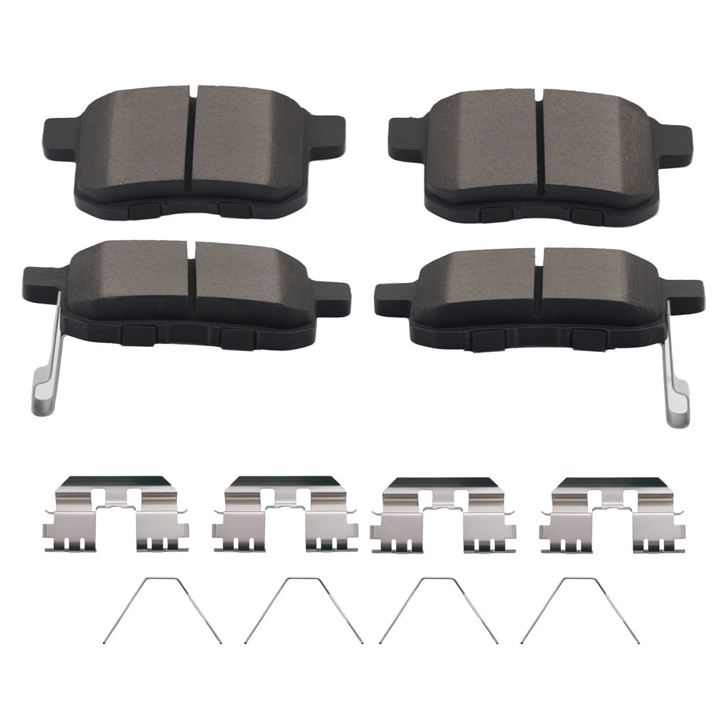 Set of 4 Rear Ceramic Brake Pads Kit for Honda Accord (2008–2017) P1451