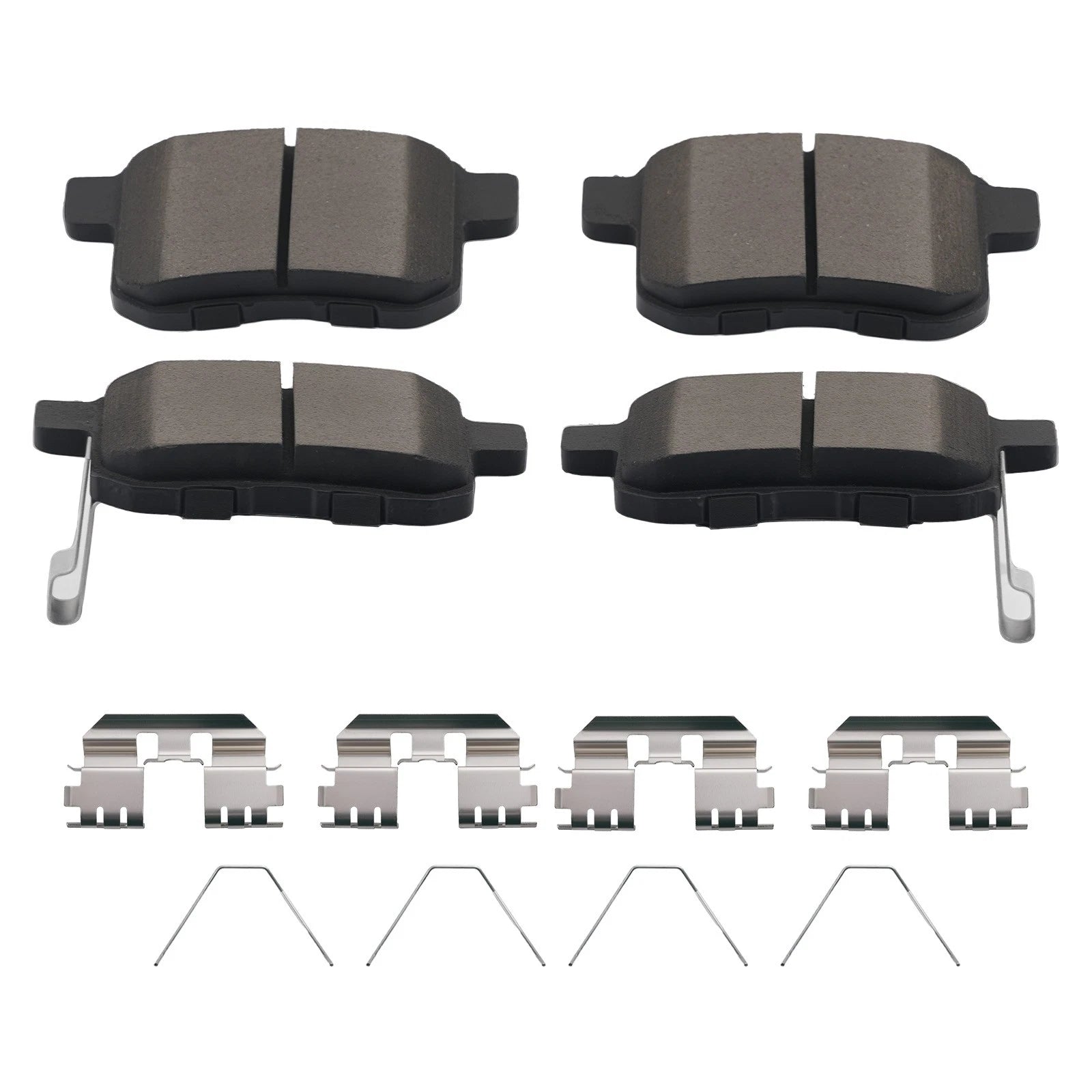 Set of 4 Rear Ceramic Brake Pads Kit for Honda Accord (2008–2017) P1451