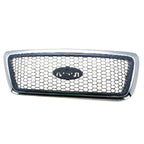 Front Grille Replacement Black Chrome Plastic for 2006–2008 Ford Light Duty
