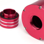 8.5" x 3" Anodized Aluminum Pink Coolant Recovery Overflow Reservoir Tank